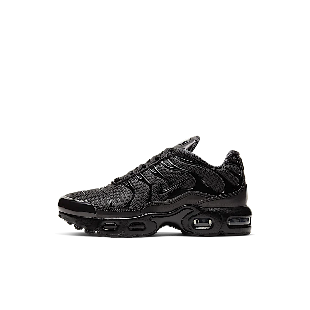 Overkicks - Nike Air Max Plus Black (PS) (CD0610-001) - vista lateral