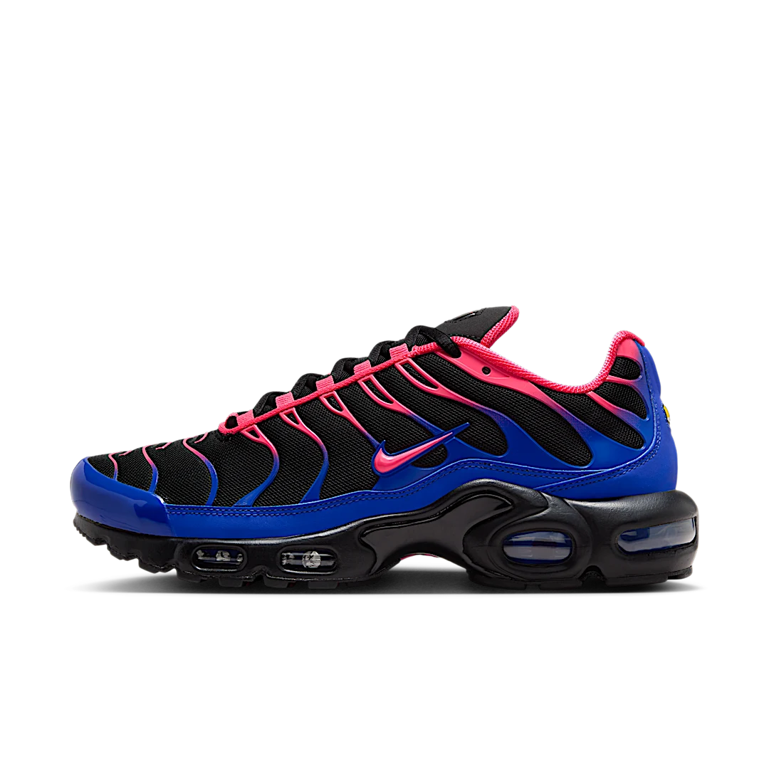 Overkicks - Nike Air Max Plus Black Racer Blue Hyper Pink (IF6146-001) - vista lateral