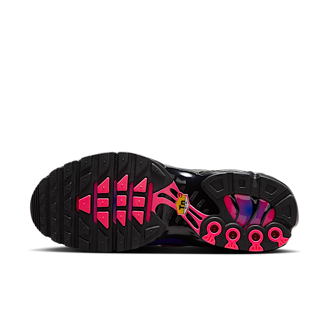 Overkicks - Nike Air Max Plus Black Racer Blue Hyper Pink (IF6146-001) - detalle suela
