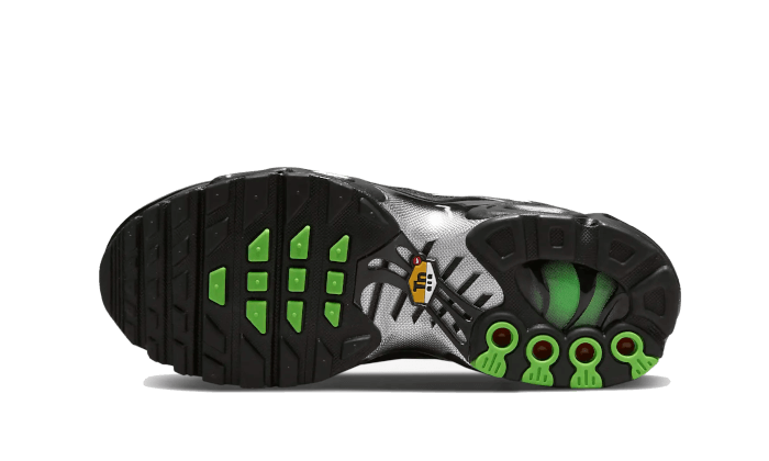Overkicks - Nike Air Max Plus Black Silver Green Strike (DR0139-001) - par completo