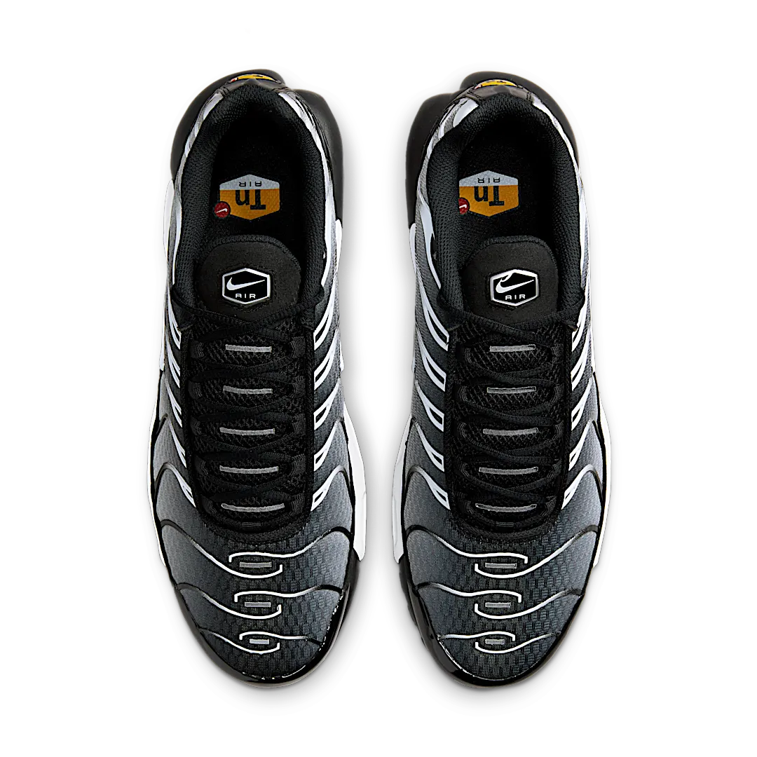 Overkicks - Nike Air Max Plus Black Silver White (DM0032-003) - vista trasera