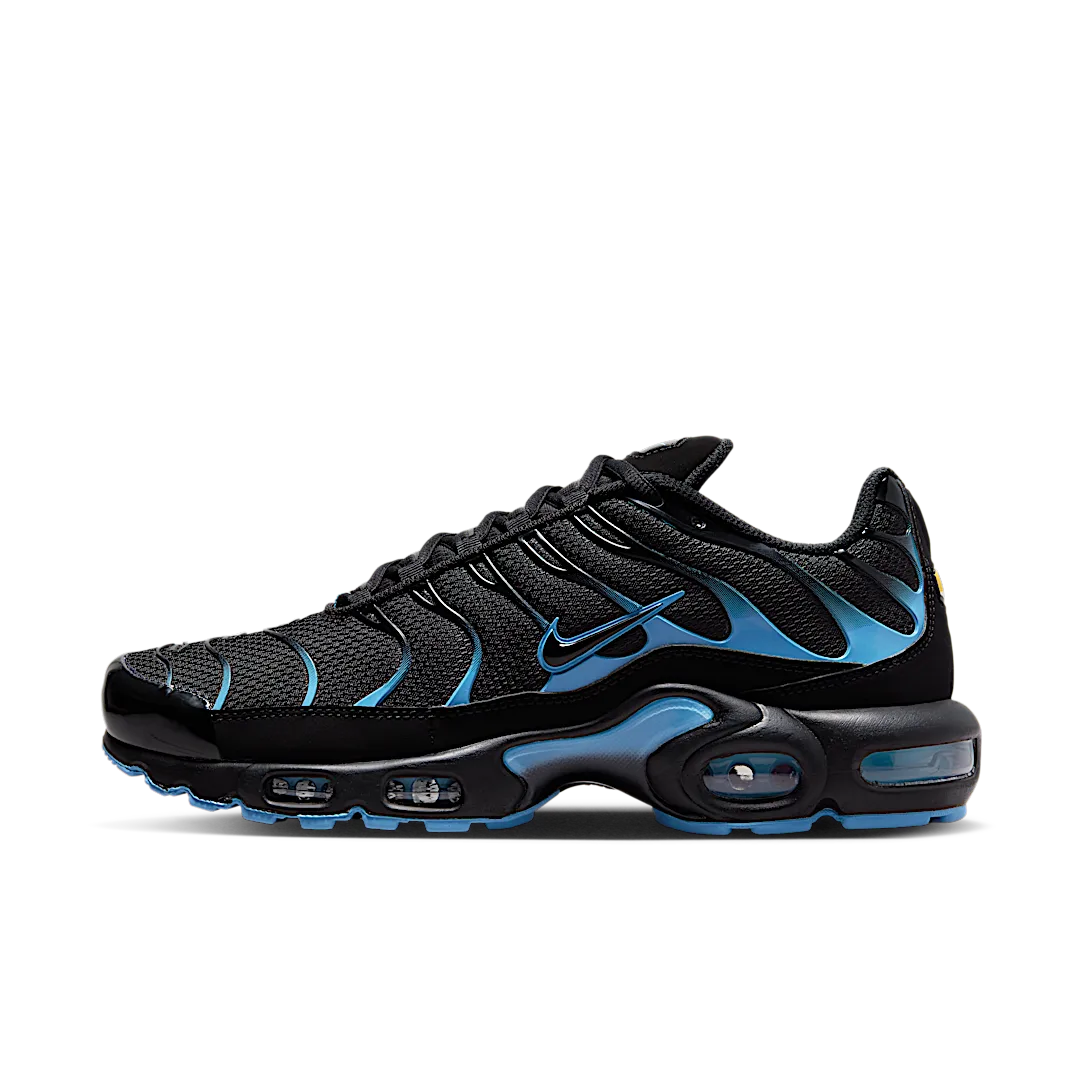 Overkicks - Nike Air Max Plus Black University Blue (DM0032-005) - vista lateral