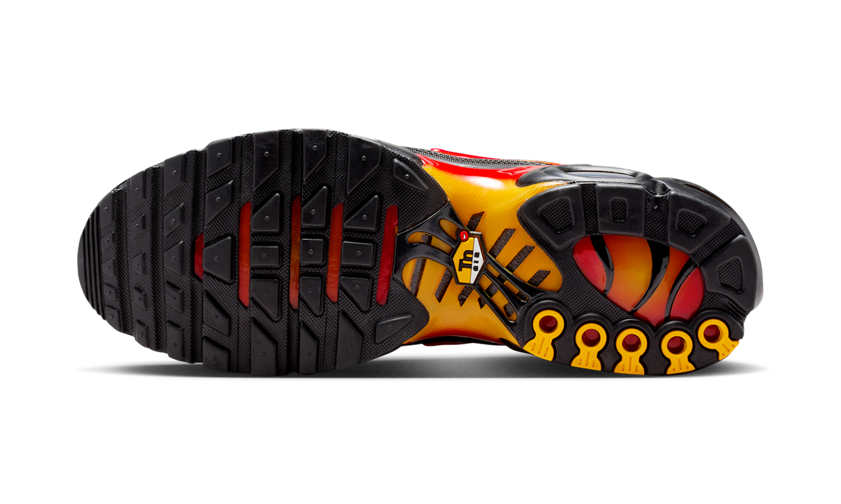 Overkicks - Nike Air Max Plus Black University Gold Red (DM0032-030) - par completo