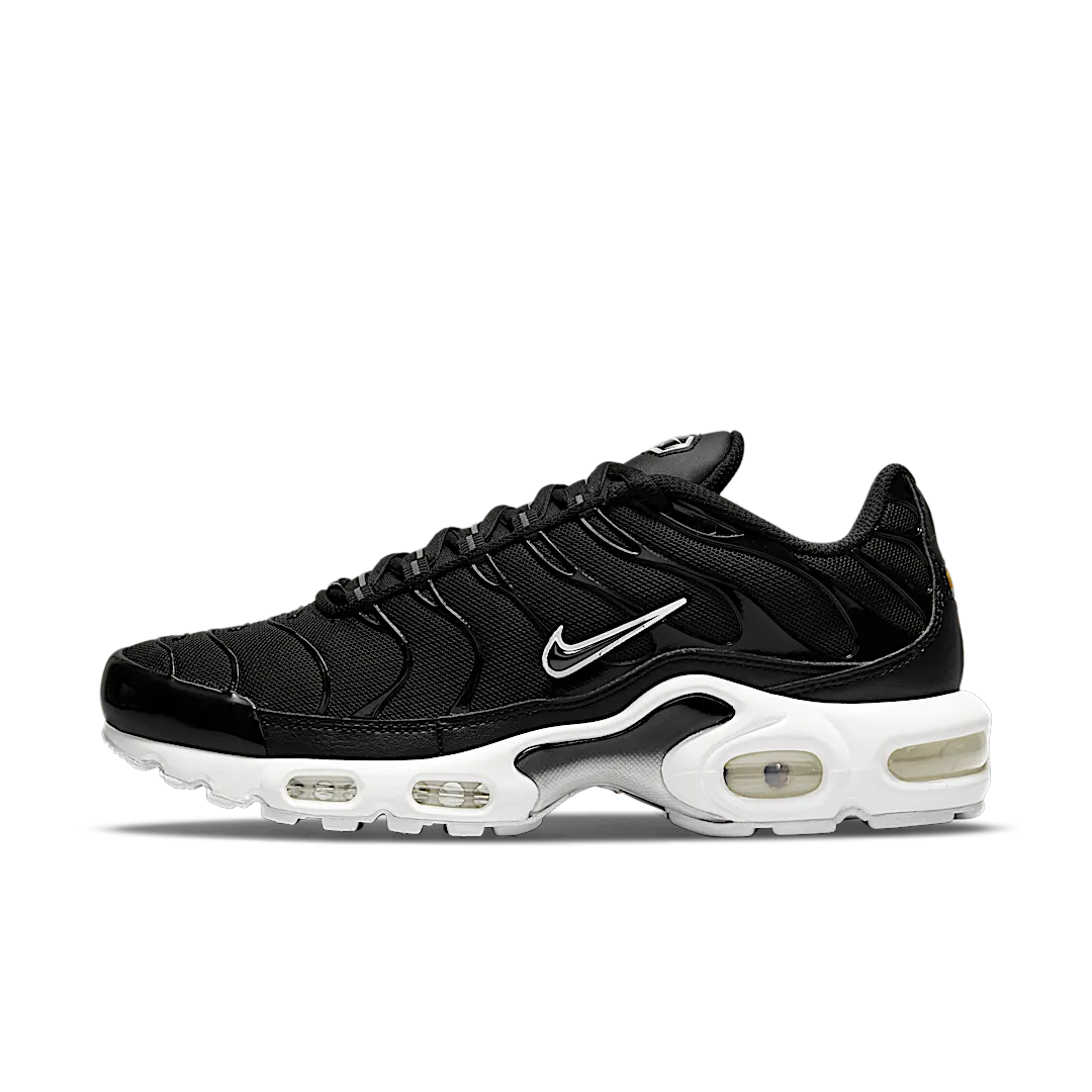 Overkicks - Nike Air Max Plus Black White (DM2362-001) - vista lateral