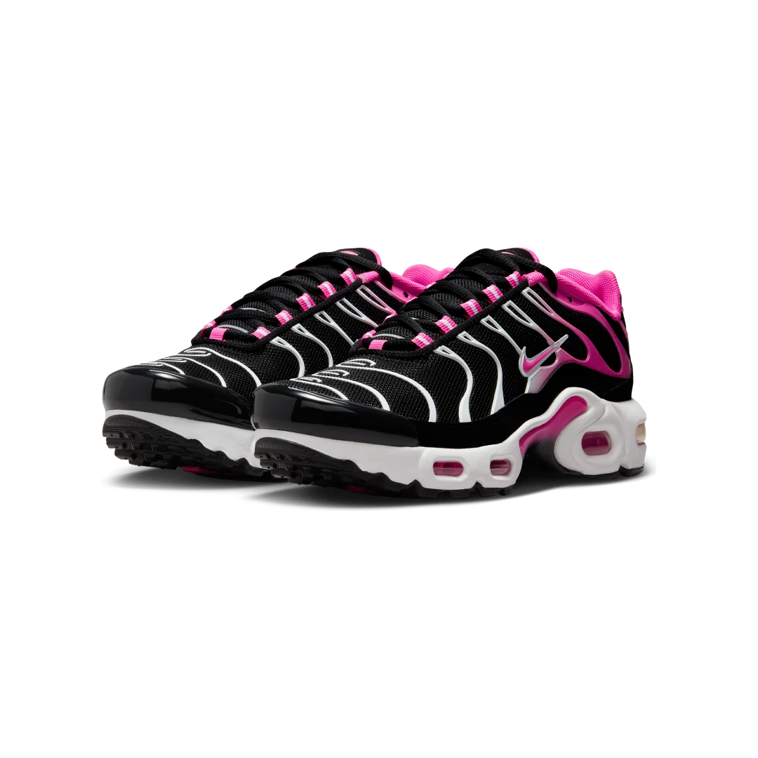 Overkicks - Nike Air Max Plus Black White Laser Fuchsia (CD0609-025) - vista trasera