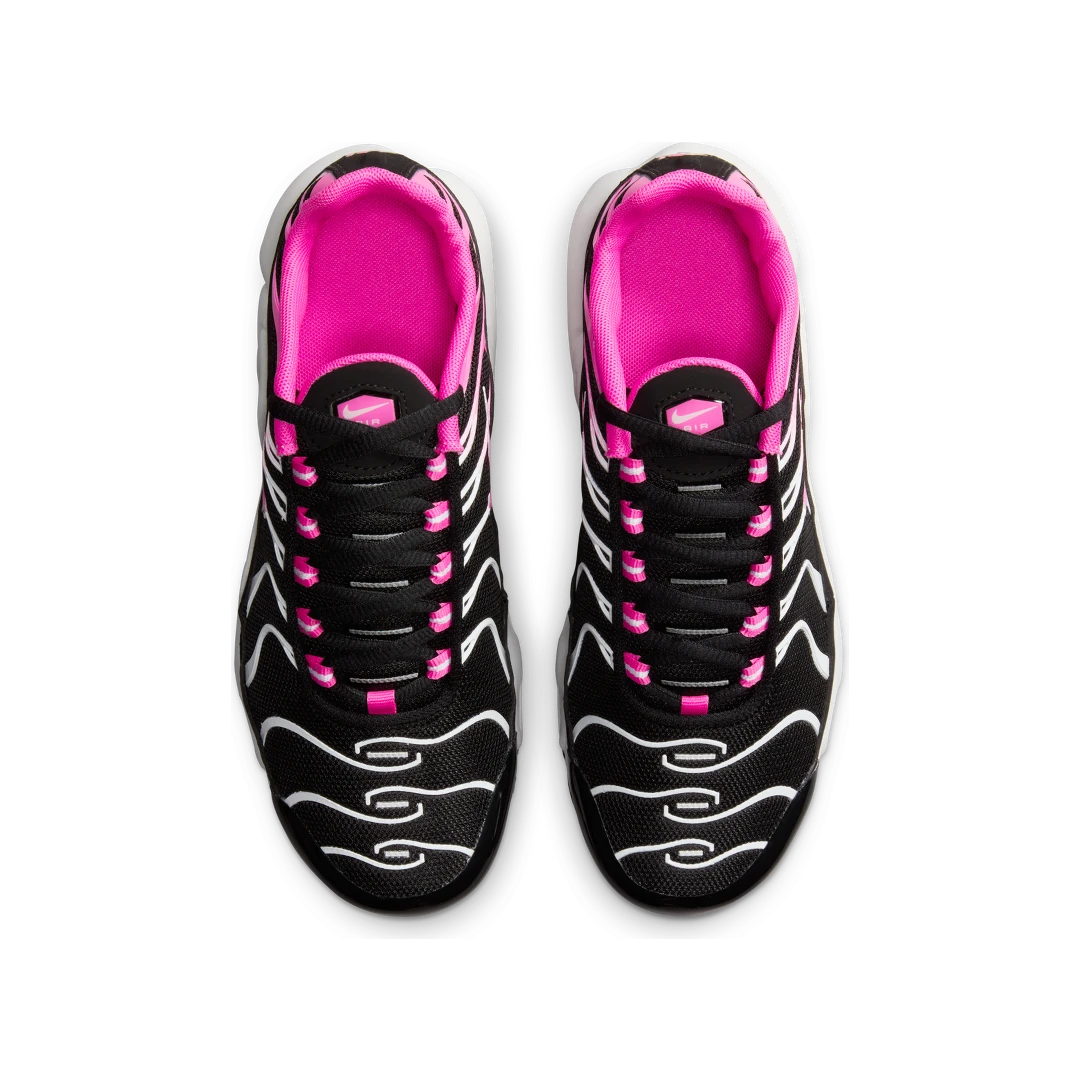 Overkicks - Nike Air Max Plus Black White Laser Fuchsia (CD0609-025) - par completo