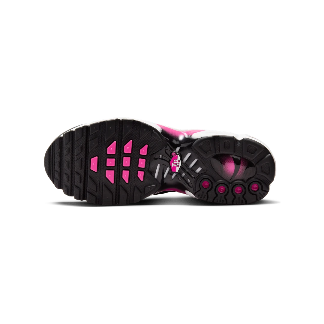Overkicks - Nike Air Max Plus Black White Laser Fuchsia (CD0609-025) - detalle suela