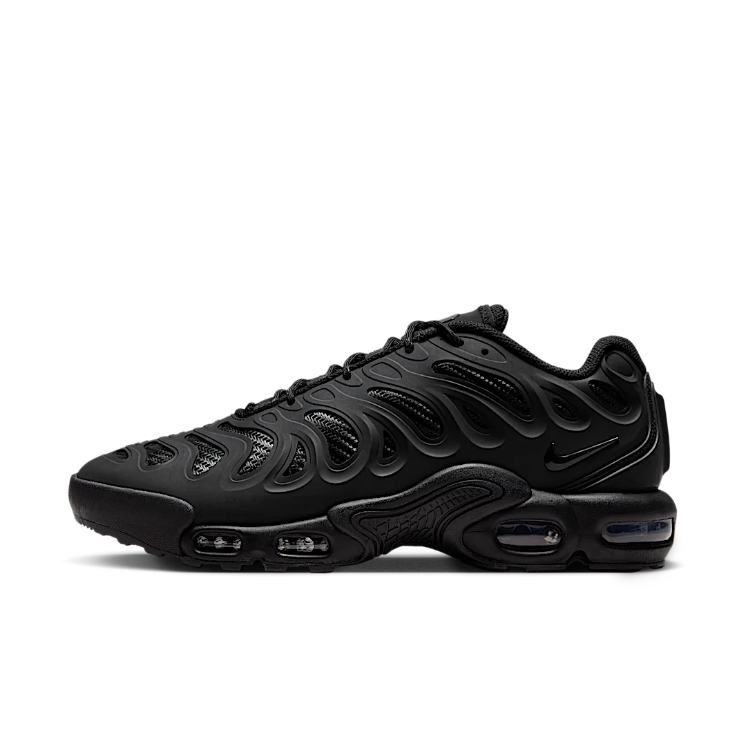 Overkicks - Nike Air Max Plus Drift Black Anthracite (HF0785-001) - vista lateral