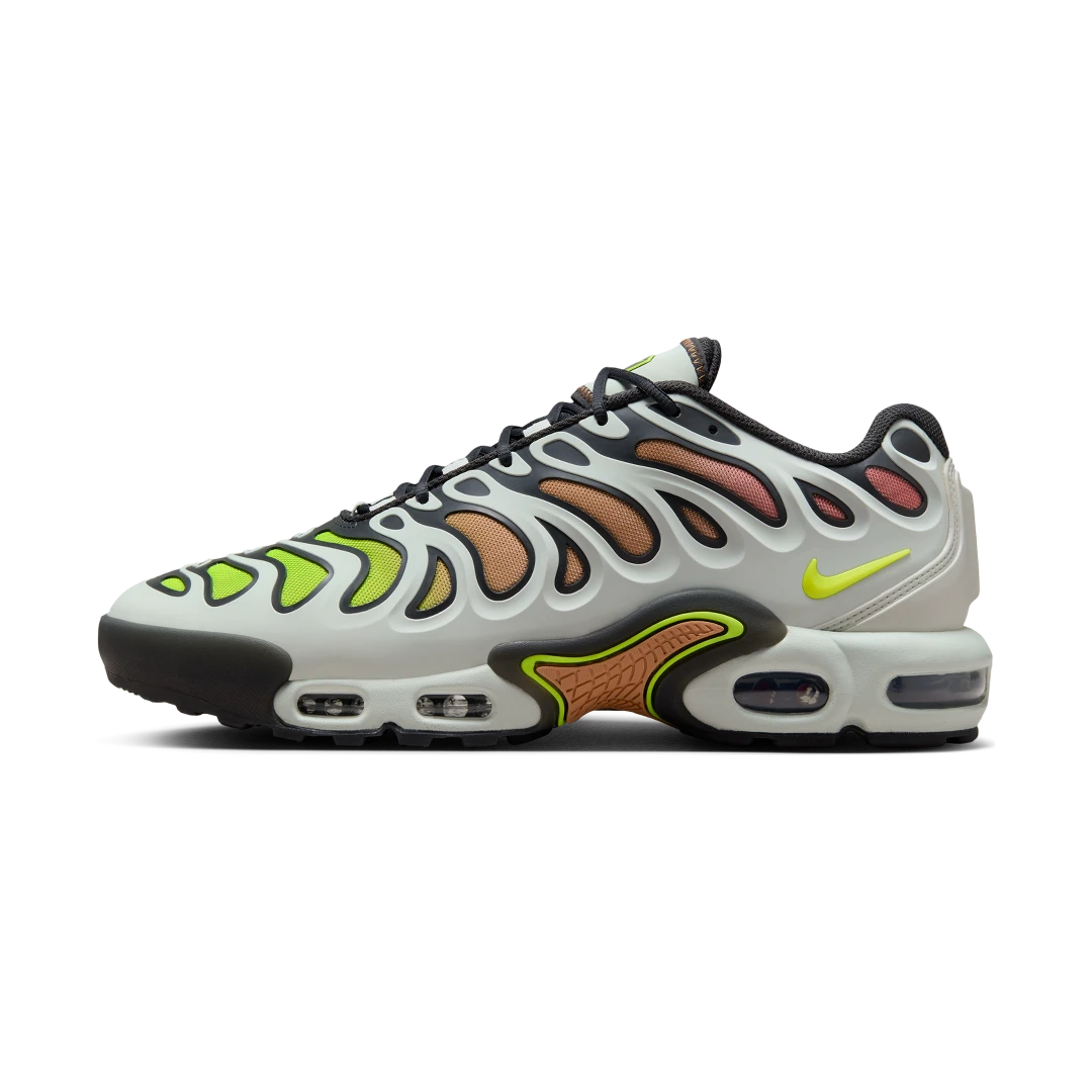 Overkicks - Nike Air Max Plus Drift Light Silver Volt (FD4290-009) - vista lateral