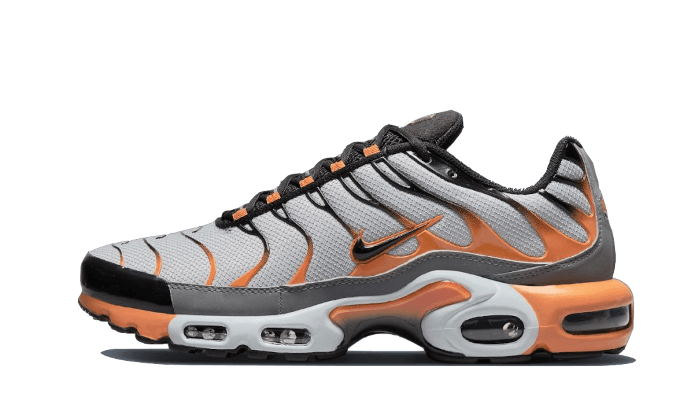 Overkicks - Nike Air Max Plus Grey Orange (DM0032-001) - vista lateral