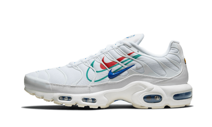 Overkicks - Nike Air Max Plus Multi-Swoosh White (DN6994-100) - vista lateral