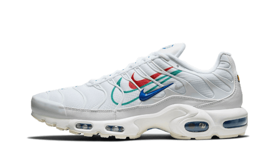 Overkicks - Nike Air Max Plus Multi-Swoosh White (DN6994-100) - vista lateral