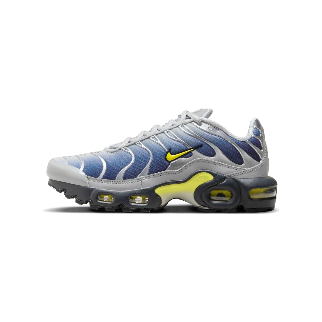 Overkicks - Nike Air Max Plus Obsidian Silver (GS) (HF0030-001) - vista lateral