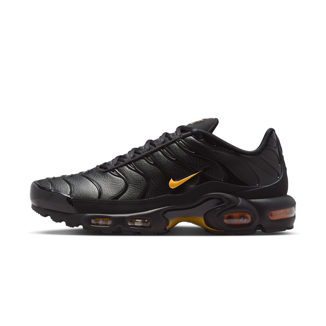 Overkicks - Nike Air Max Plus Premium Black Laser Orange (IF4390-001) - vista lateral