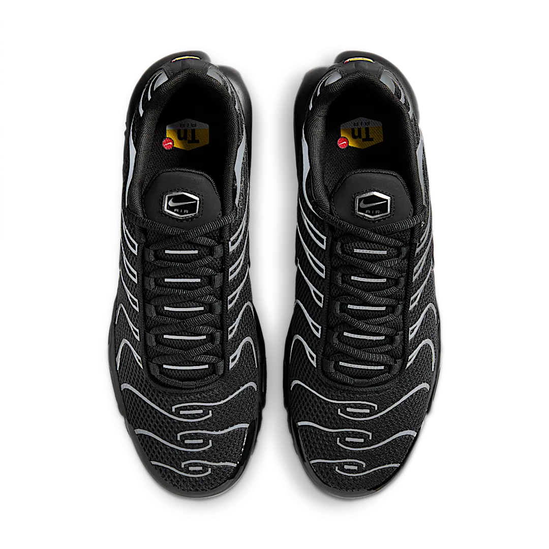 Overkicks - Nike Air Max Plus Premium Black Reflective Silver (HQ3029-001) - par completo