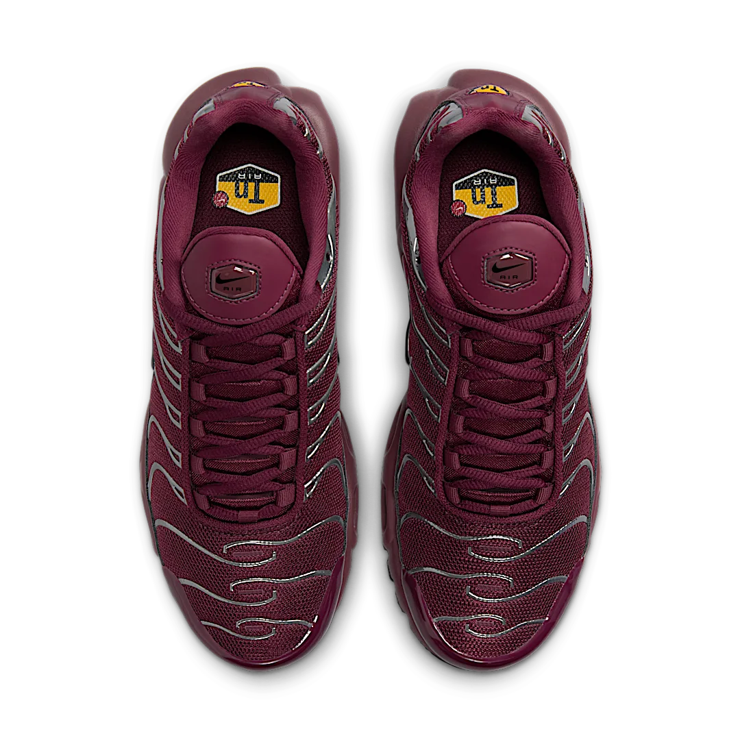 Overkicks - Nike Air Max Plus SE Night Maroon Metallic Silver (Womens) (HJ9743-600) - par completo