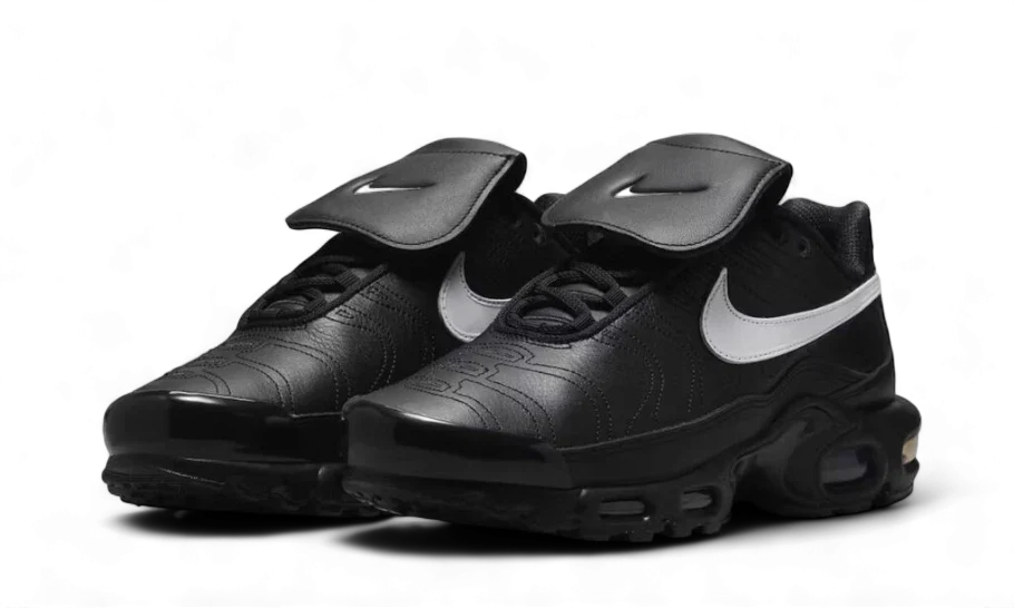 Overkicks - Nike Air Max Plus Tiempo Black White (HF0074-001) - vista trasera