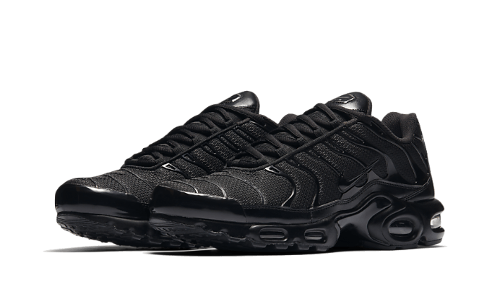 Overkicks - Nike Air Max Plus Triple Black (GS) (CD0609-001) - imagen 3