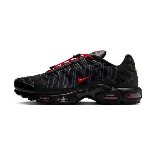 Overkicks - Nike Air Max Plus Tuned Air Black Red (IH4459-001) - vista lateral