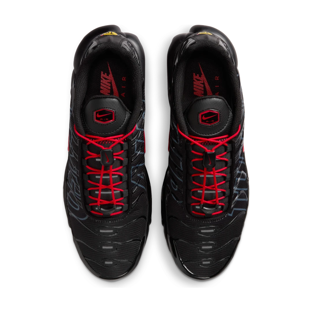 Overkicks - Nike Air Max Plus Tuned Air Black Red (IH4459-001) - par completo