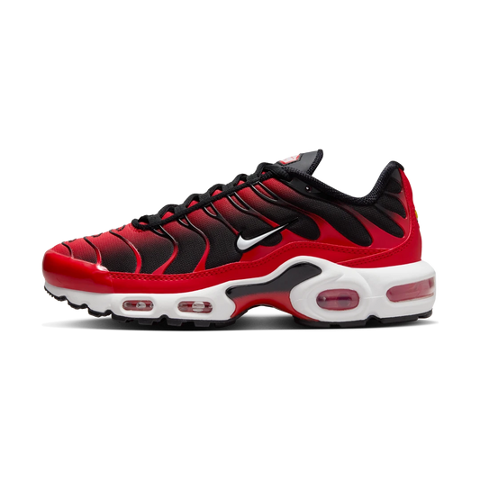 Overkicks - Nike Air Max Plus University Red White Black (Womens) (FV0950-600) - vista lateral