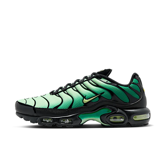 Overkicks - Nike Air Max Plus Vapor Green Malachite Black Light Lemon Twist (DM0032-301) - vista lateral