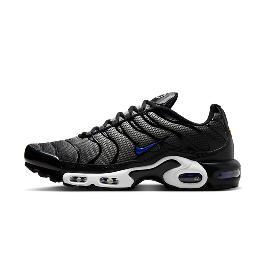 Overkicks - Nike Air Max Plus White Black Racer Blue (HM0709-100) - vista lateral