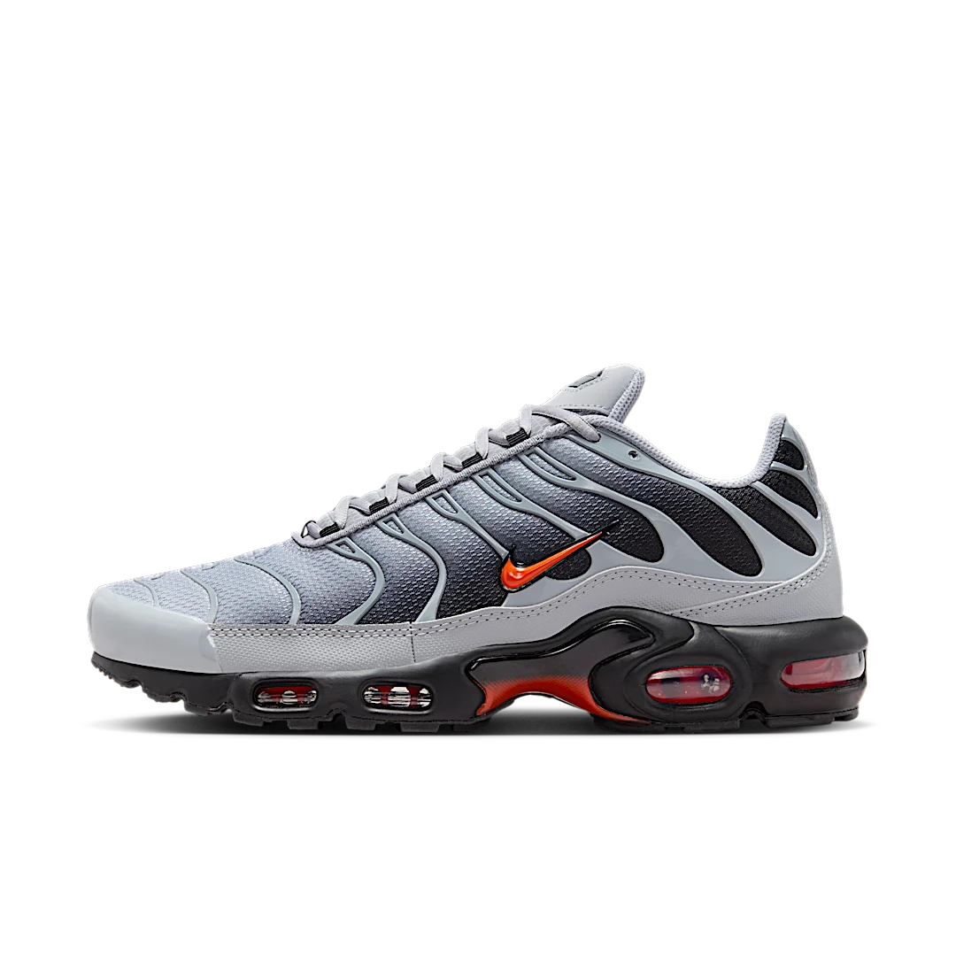 Overkicks - Nike Air Max Plus Wolf Grey Picante Red (DM0032-011) - vista lateral