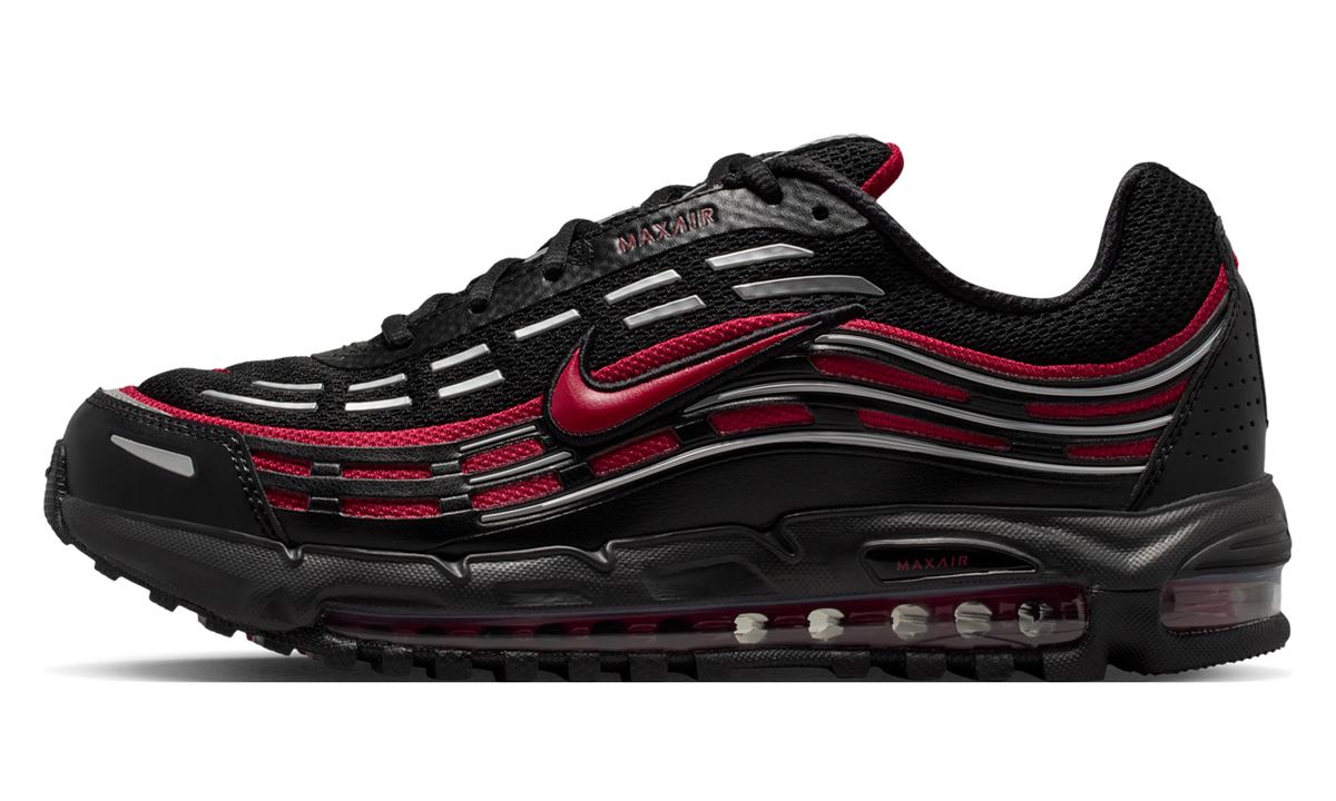 Overkicks - Nike Air Max TL 2.5 Black Team Crimson Metallic Silver (FZ4110-011) - vista lateral