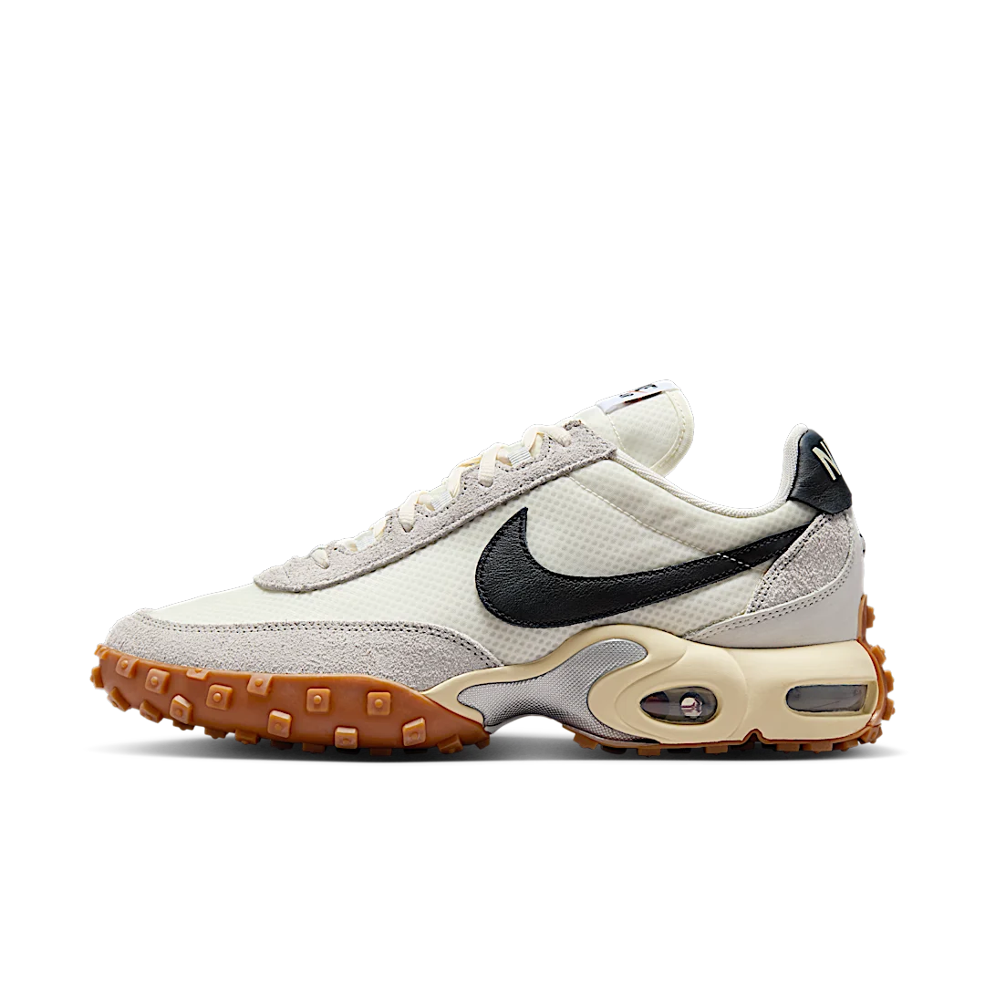 Overkicks - Nike Air Max Waffle Racer SP Sail Black Gum (IB3656-100) - vista lateral