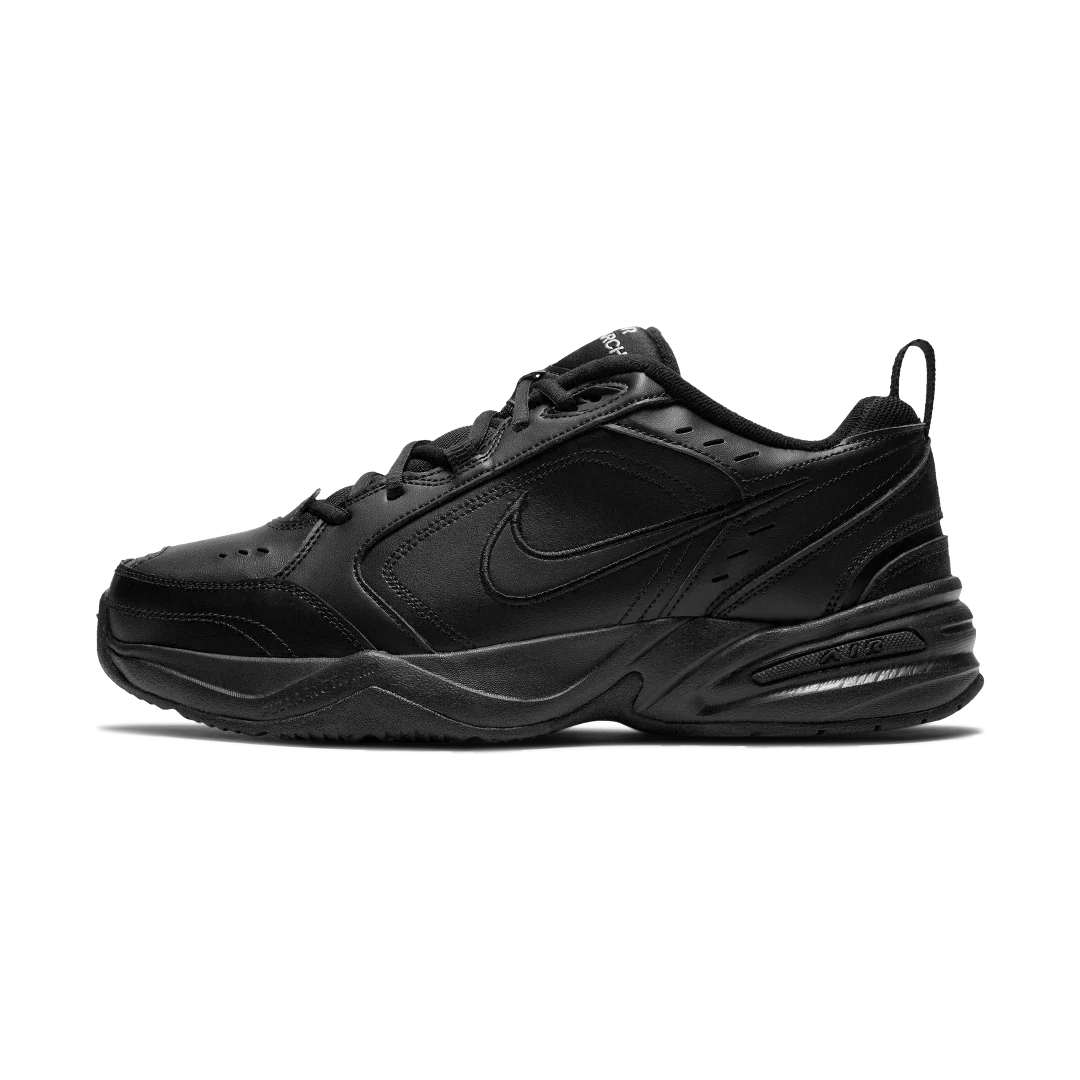 Overkicks - Nike Air Monarch IV Black (415445-001) - vista lateral