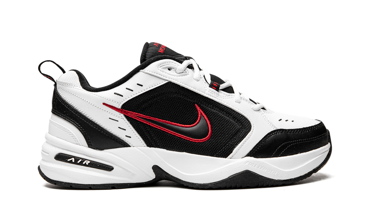 Overkicks - Nike Air Monarch IV White Black (415445-101) - detalle talon