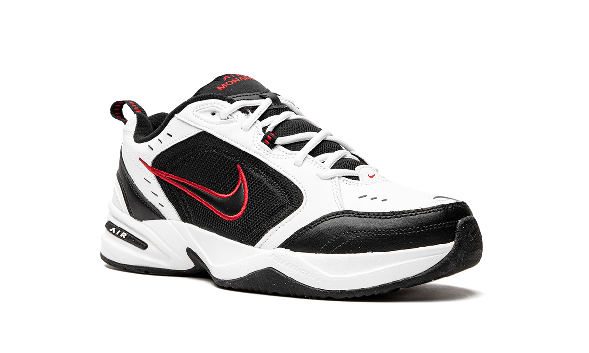 Overkicks - Nike Air Monarch IV White Black (415445-101) - detalle lateral interior