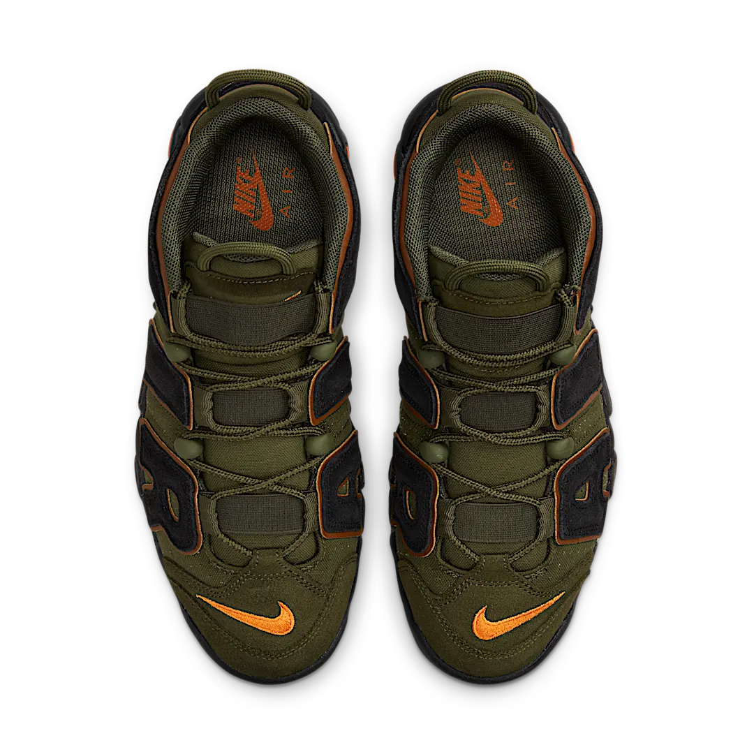 Overkicks - Nike Air More Uptempo 96 Cargo Khaki Alpha Orange (DX2669-300) - par completo