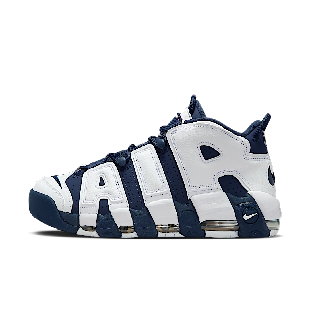 Overkicks - Nike Air More Uptempo 96 Olympic (2024) (FQ8182-100) - vista lateral