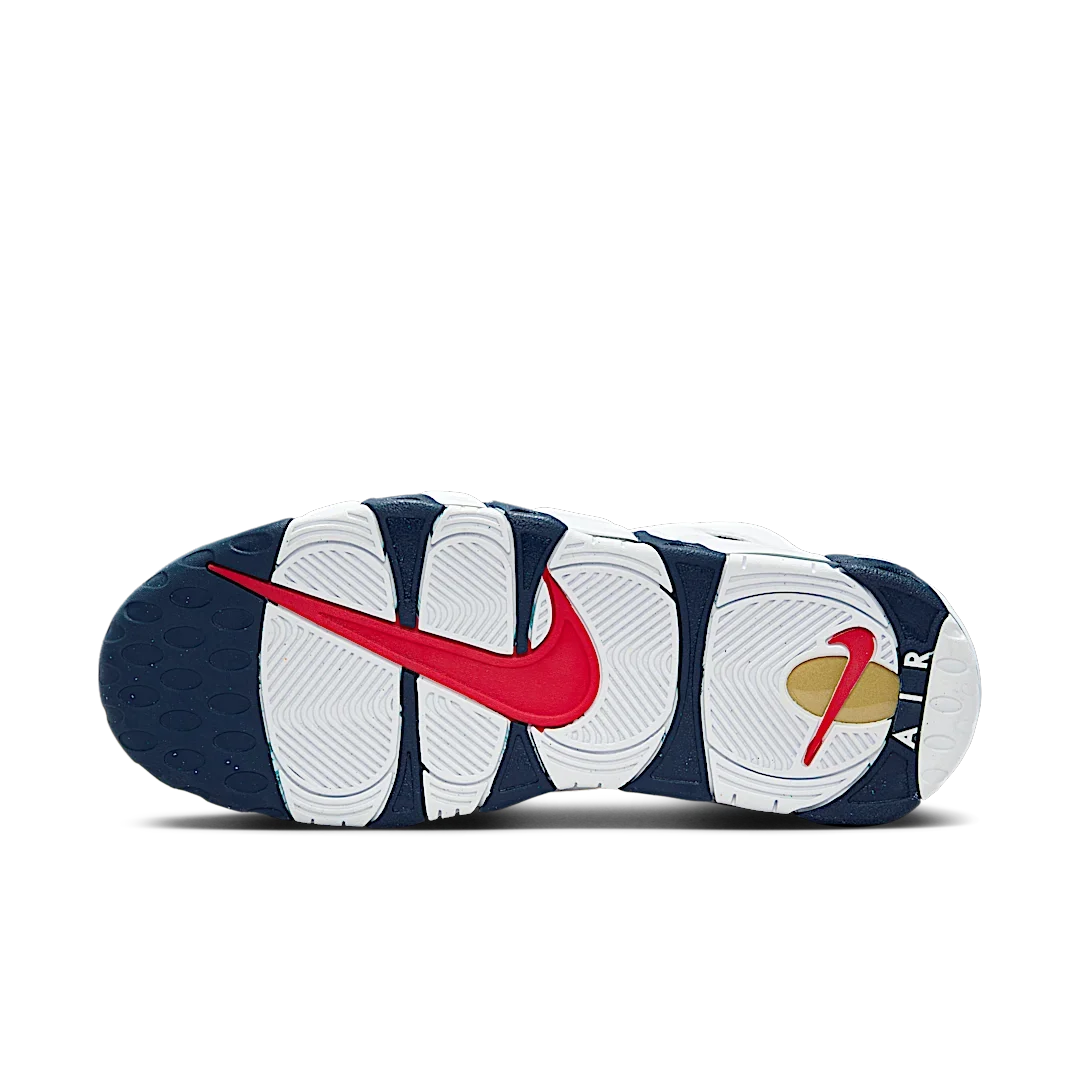 Overkicks - Nike Air More Uptempo 96 Olympic (2024) (FQ8182-100) - detalle suela