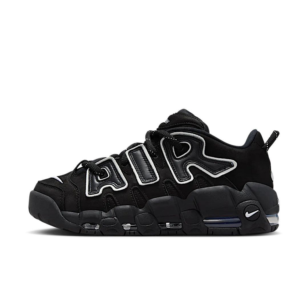 Overkicks - Nike Air More Uptempo Low AMBUSH Black (FB1299-001) - vista lateral