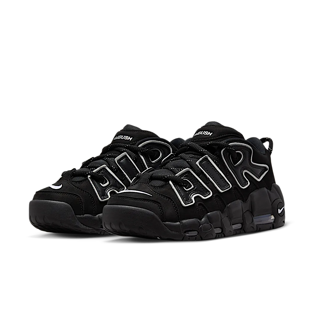 Overkicks - Nike Air More Uptempo Low AMBUSH Black (FB1299-001) - vista trasera