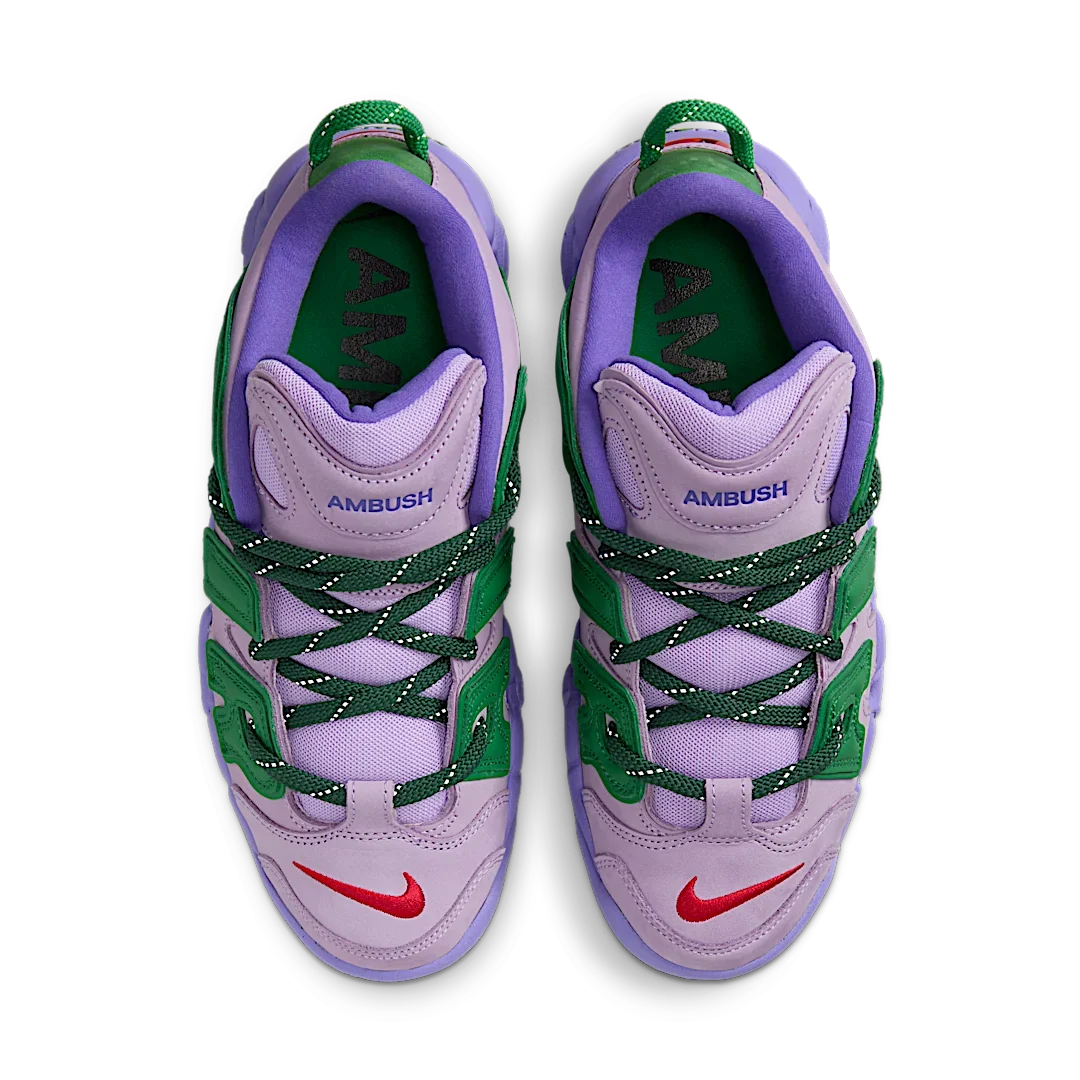 Overkicks - Nike Air More Uptempo Low AMBUSH Lilac (FB1299-500) - par completo
