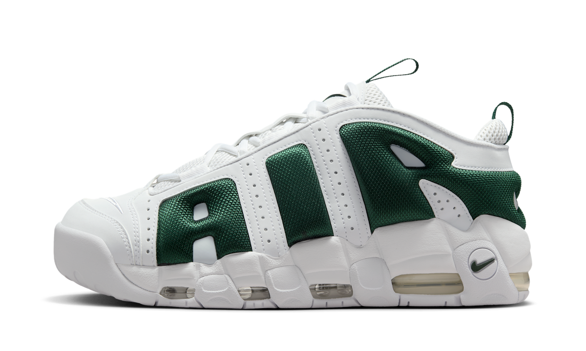 Overkicks - Nike Air More Uptempo Low White Fir (FZ3055-102) - vista lateral