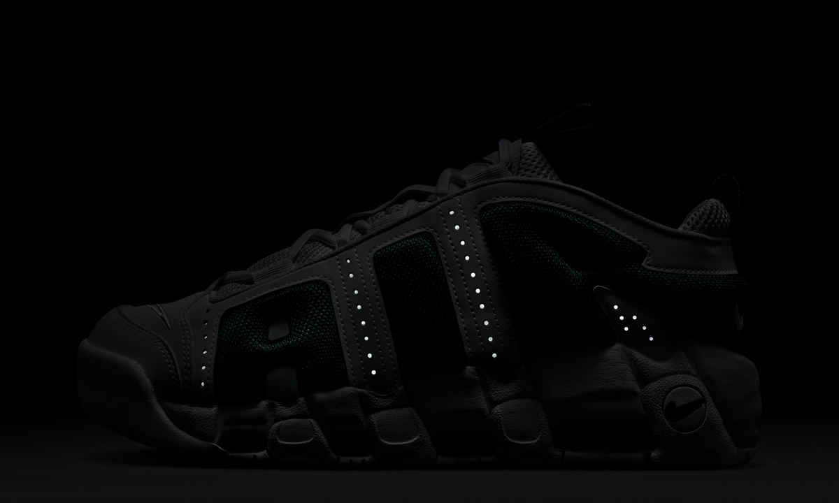 Overkicks - Nike Air More Uptempo Low White Fir (FZ3055-102) - detalle