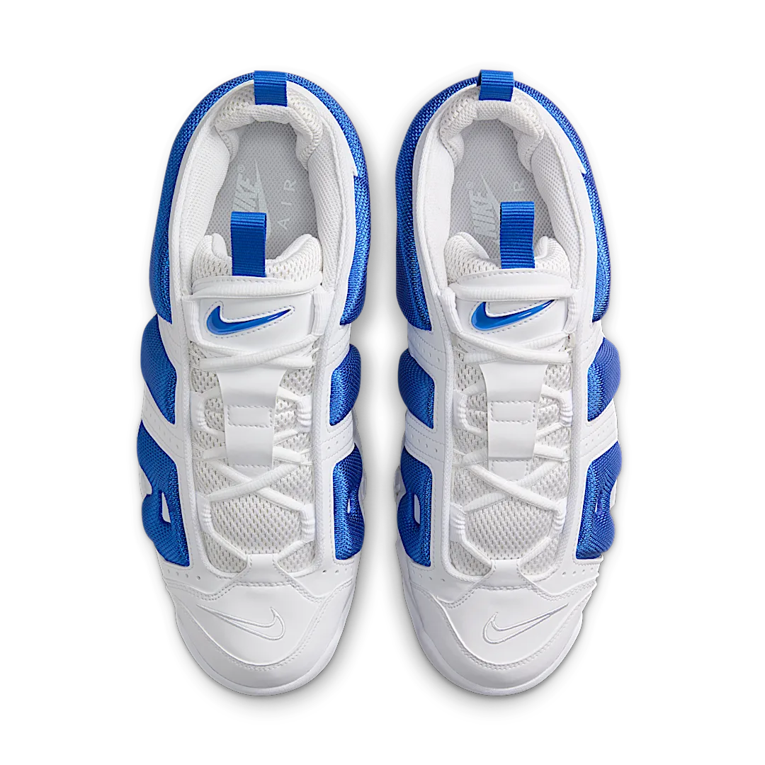 Overkicks - Nike Air More Uptempo Low White Hyper Royal (FZ3055-101) - par completo