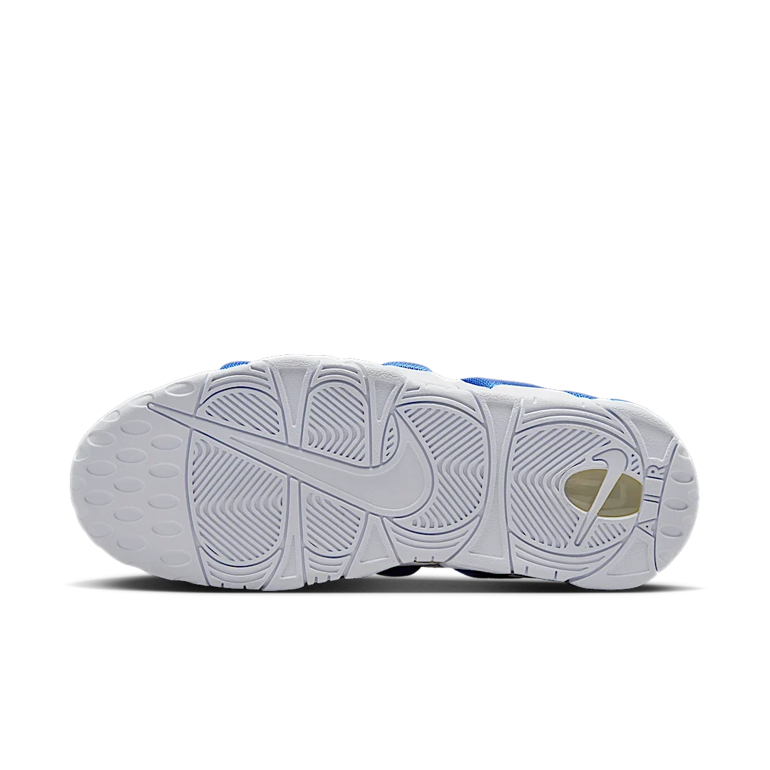Overkicks - Nike Air More Uptempo Low White Hyper Royal (FZ3055-101) - detalle suela