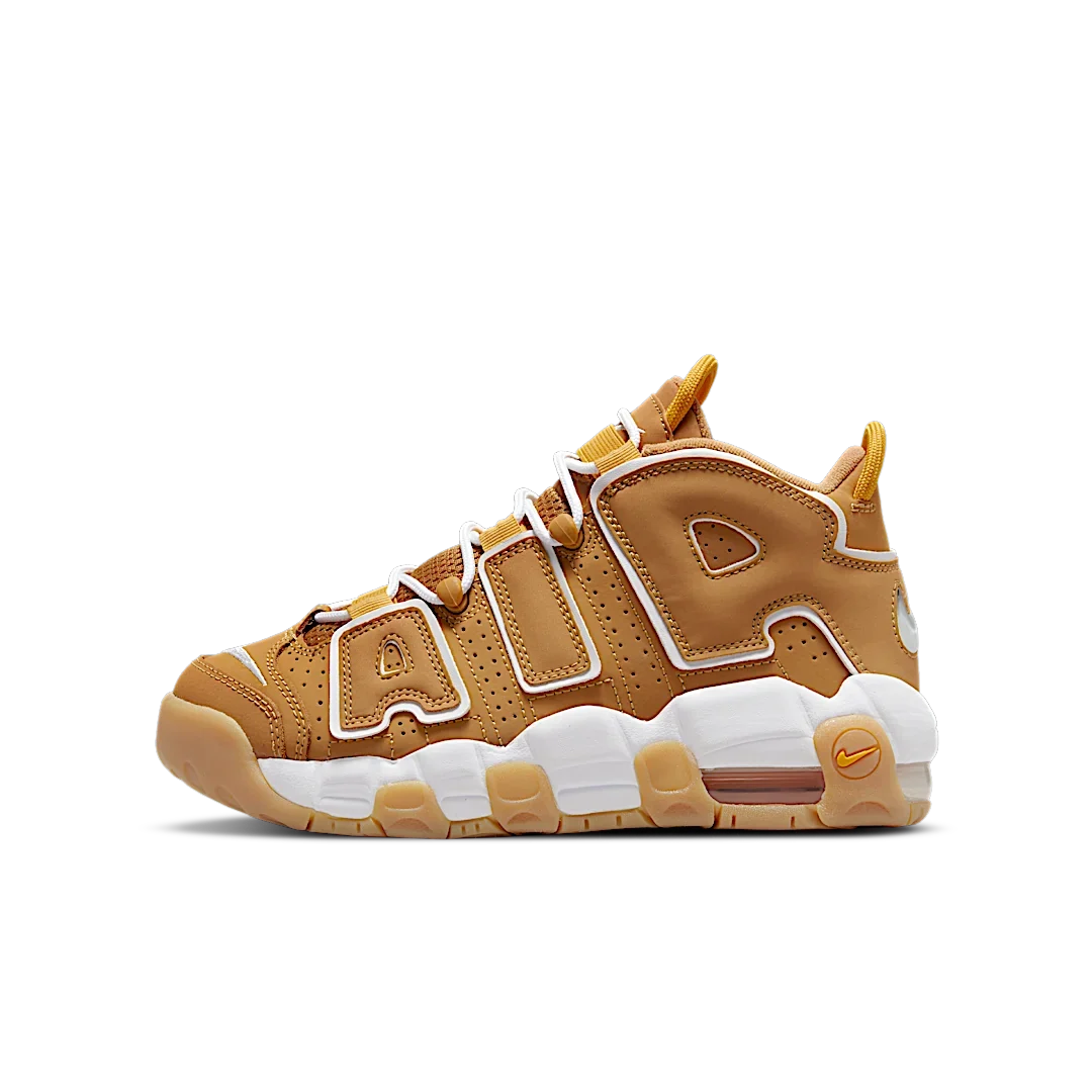 Overkicks - Nike Air More Uptempo Wheat (GS) (DQ4713-700) - vista lateral