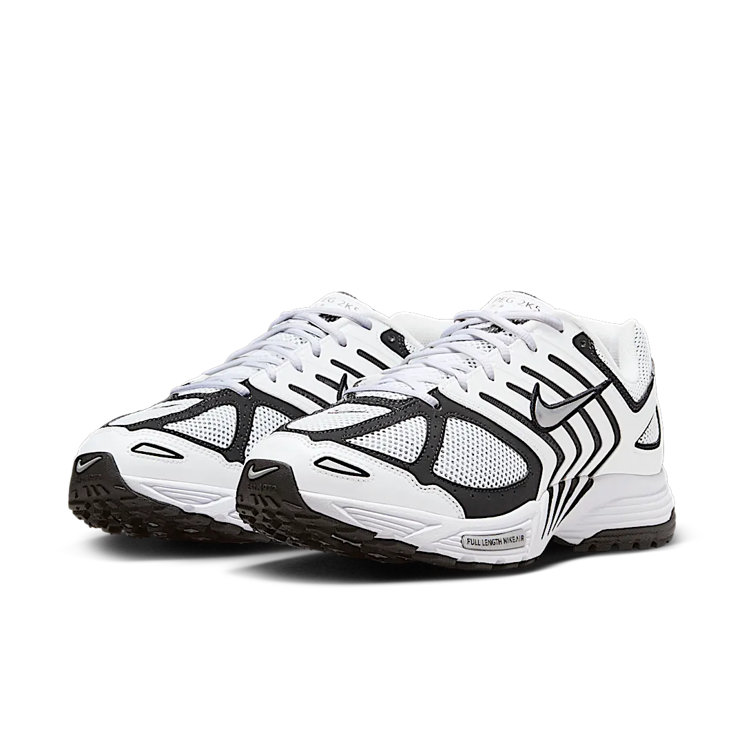 Overkicks - Nike Air Peg 2K5 White Black (FJ1909-100) - vista trasera