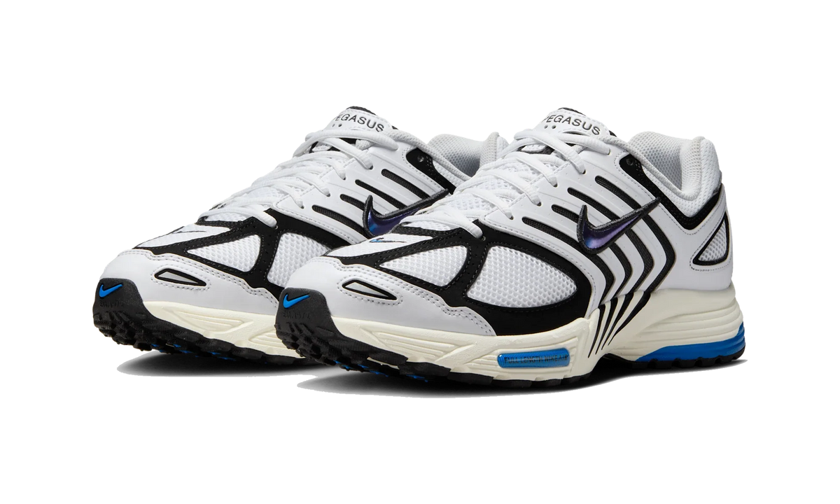 Overkicks - Nike Air Peg 2K5 White Black Photo Blue (IB3971-100) - vista trasera