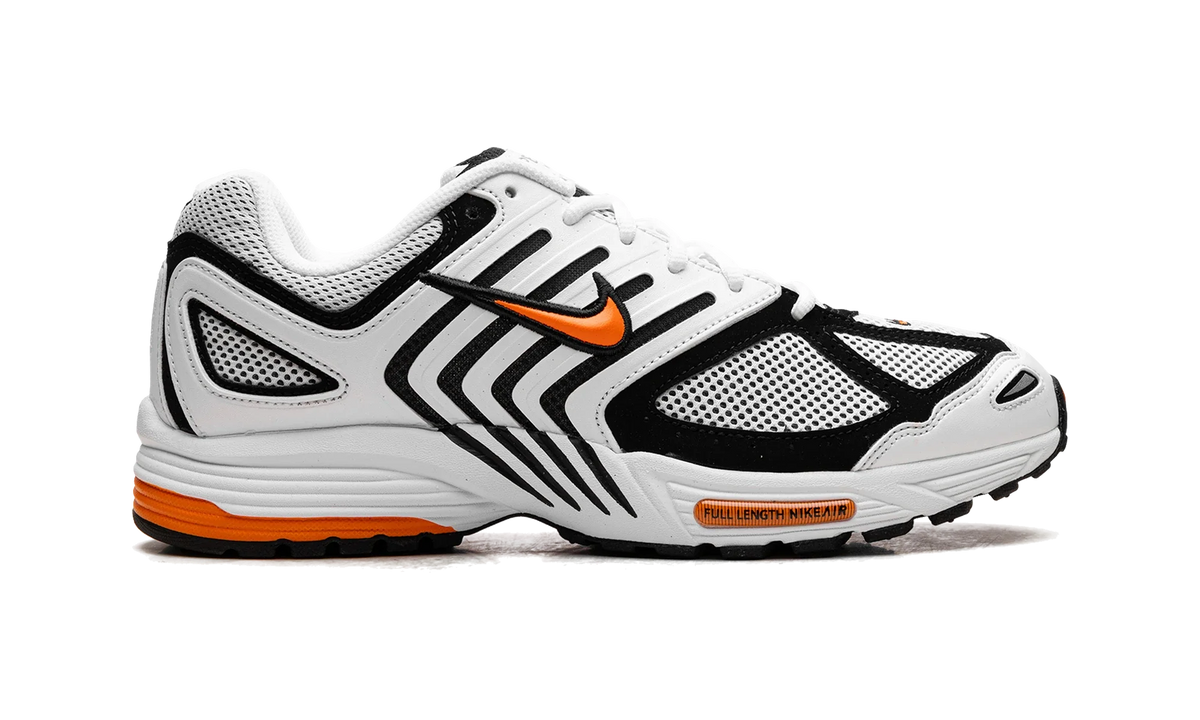 Overkicks - Nike Air Peg 2K5 White Safety Orange Black (HQ5403-103) - detalle talon