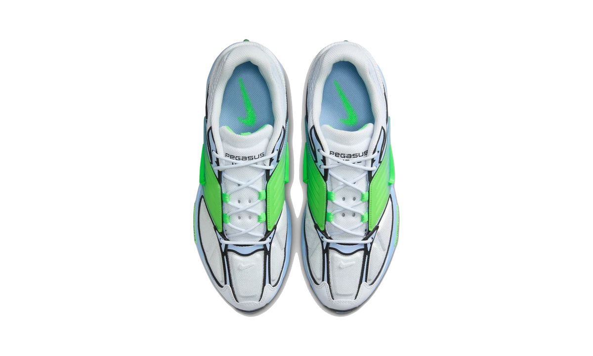 Overkicks - Nike Air Pegasus Wave Football Grey Green Strike (IB0612-006) - vista superior