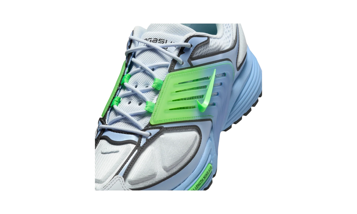 Overkicks - Nike Air Pegasus Wave Football Grey Green Strike (IB0612-006) - detalle lateral interior