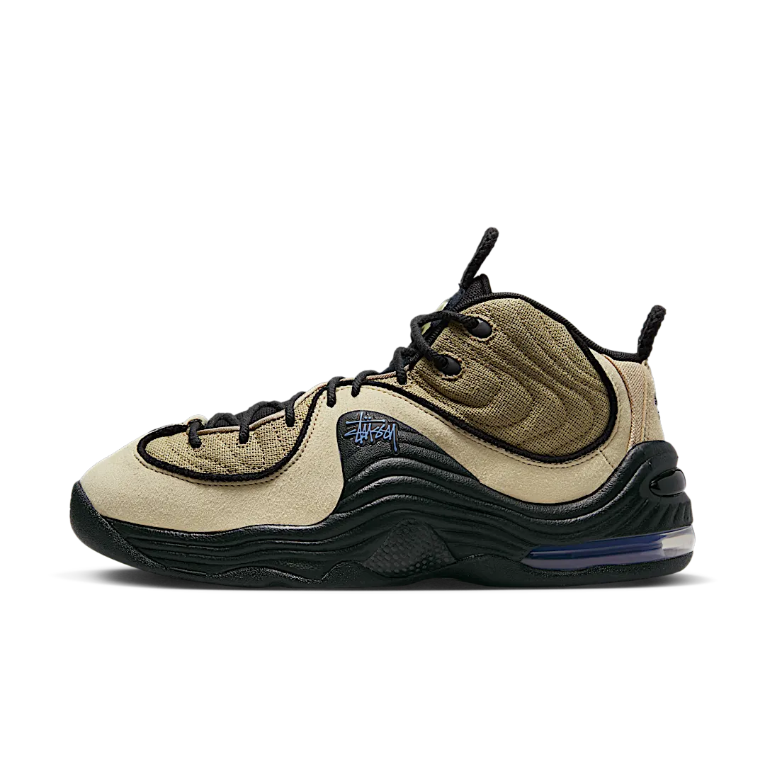 Overkicks - Nike Air Penny 2 Stussy Rattan Limestone (DX6934-200) - vista lateral